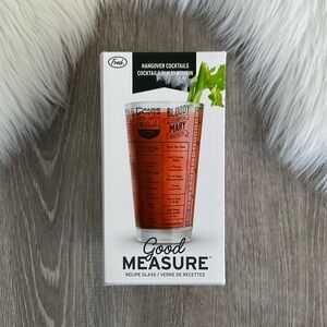 🍹🍸FRED Good Measure Hangover Cocktail Recipe Glass